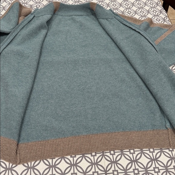 🔹NEW.. Two Tone Zip Front Mens Sweater… - Picture 3 of 6
